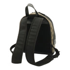 Gucci GG Supreme Small Backpack Leather Beige Black — view 2