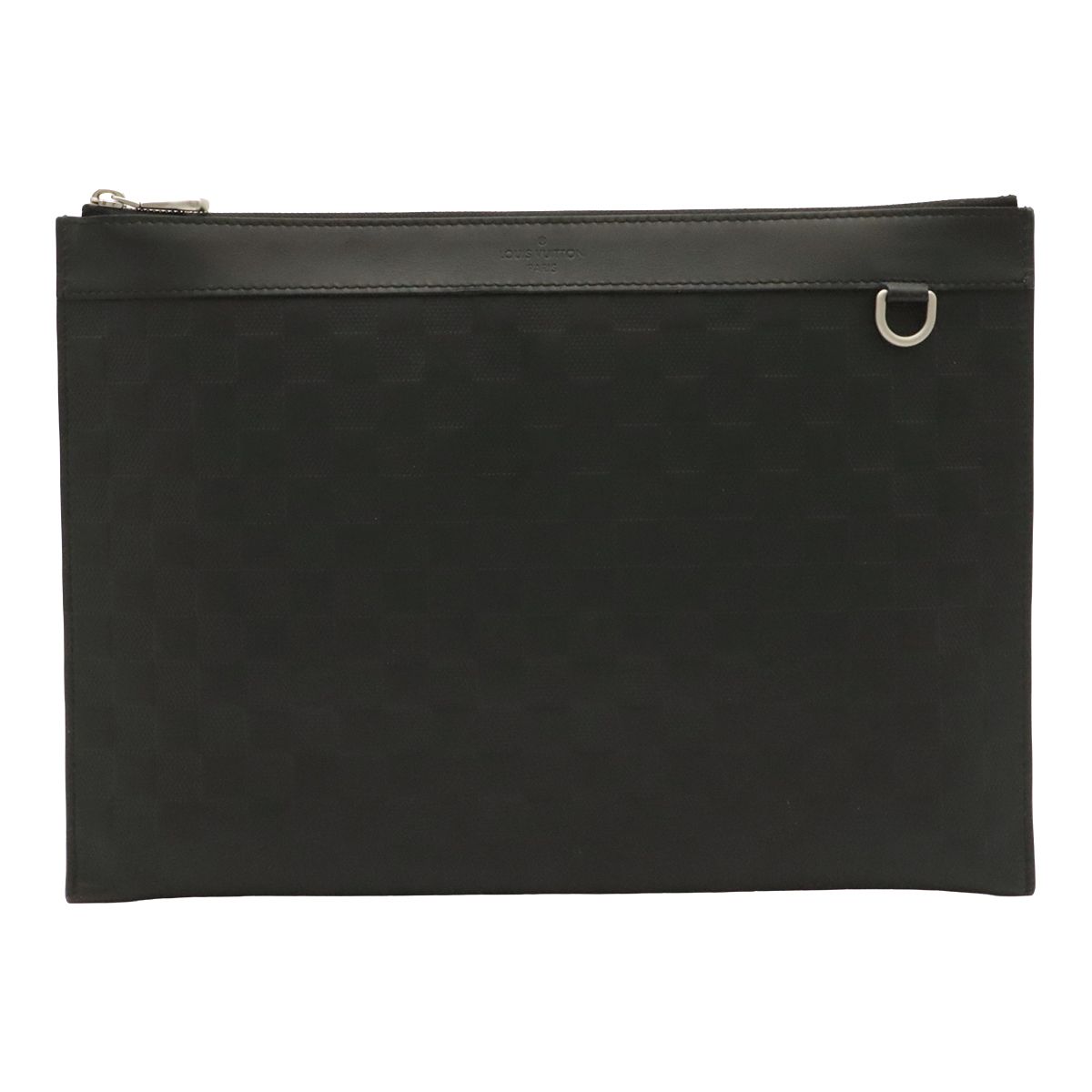 Louis Vuitton Damier Infini Pochette Discovery Clutch Onyx Black