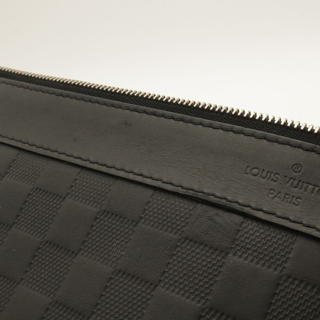 Louis Vuitton Damier Infini Pochette Discovery Clutch Onyx Black — view 5