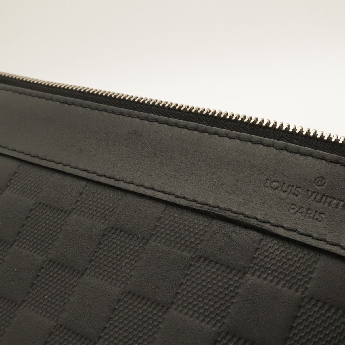 Louis Vuitton Damier Infini Pochette Discovery Clutch Onyx Black — view 5