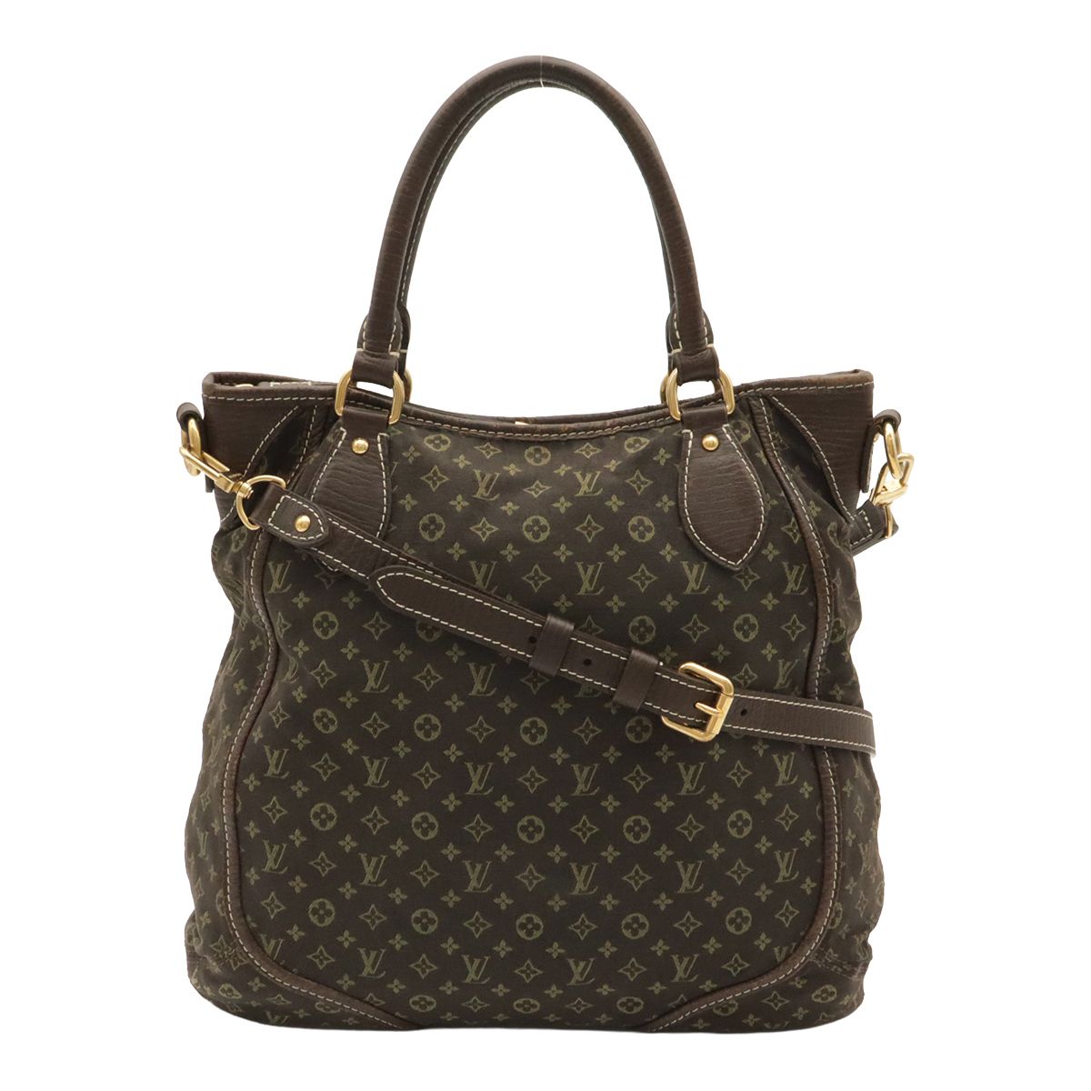 Louis Vuitton Monogram Mini Lin Besace Angour Tote 2-Way Shoulder Bag Canvas