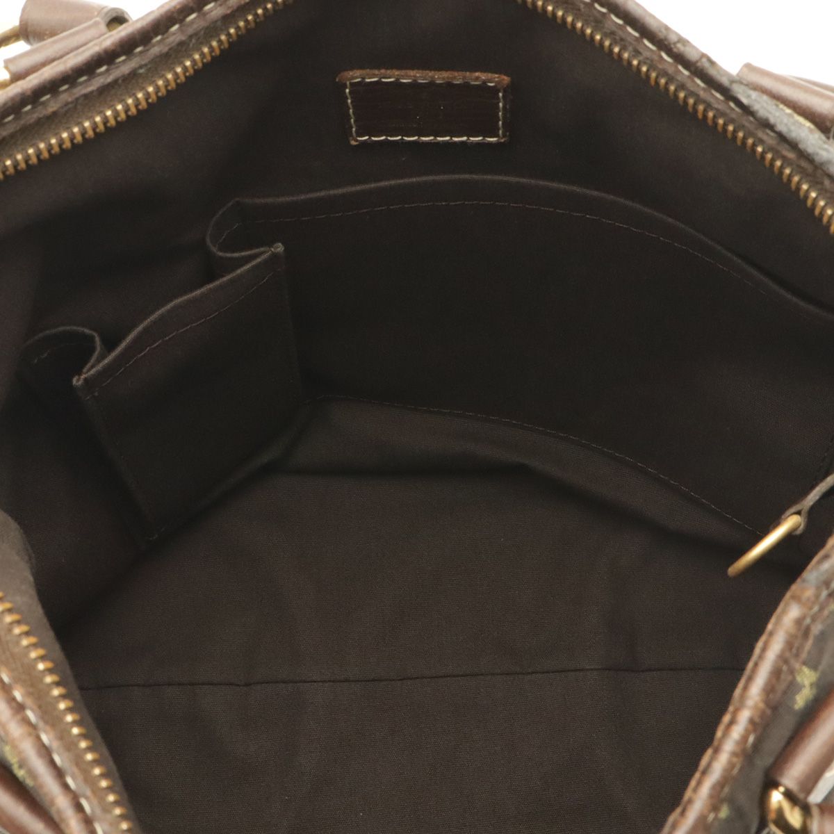 Louis Vuitton Monogram Mini Lin Besace Angour Tote 2-Way Shoulder Bag Canvas — view 8