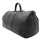 Louis Vuitton Epi Keepall 55 Boston Bag Purse Leather Noir Black — view 2