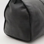 Louis Vuitton Epi Keepall 55 Boston Bag Purse Leather Noir Black — view 8