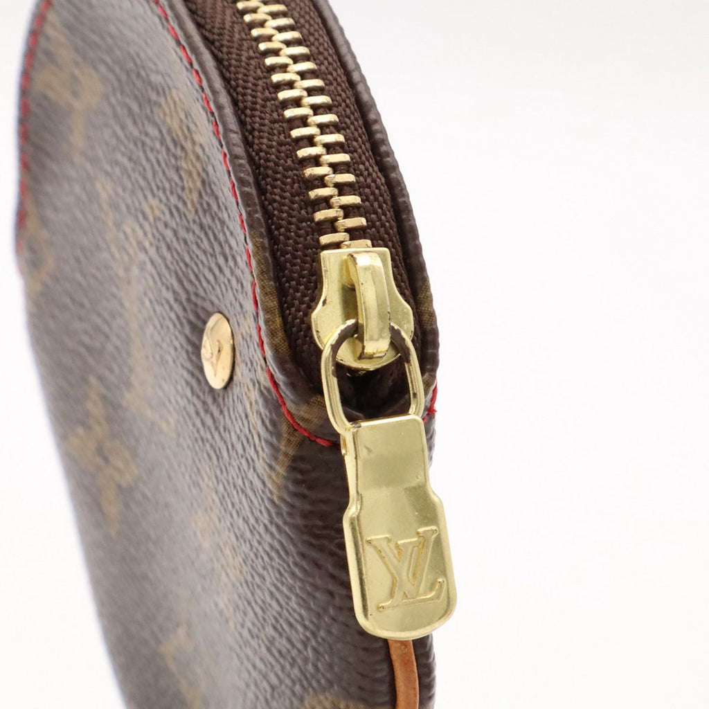 Louis Vuitton Monogram Cherry Porte Monnaie Rond Coin Purse Round Key Ring — view 4