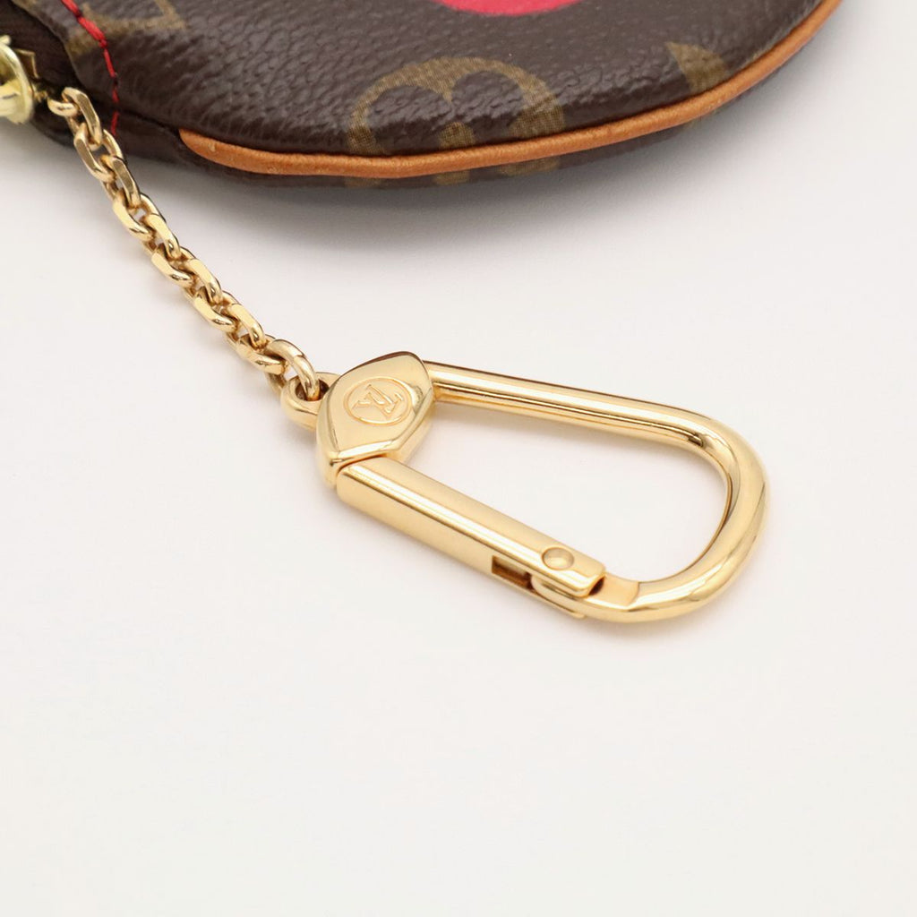 Louis Vuitton Monogram Cherry Porte Monnaie Rond Coin Purse Round Key Ring — view 5