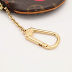 Louis Vuitton Monogram Cherry Porte Monnaie Rond Coin Purse Round Key Ring — view 5