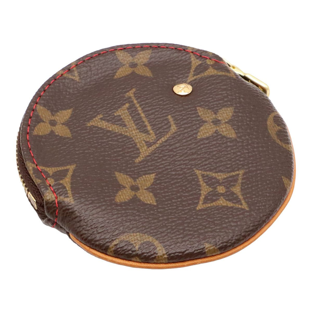 Louis Vuitton Monogram Cherry Porte Monnaie Rond Coin Purse Round Key Ring — view 2