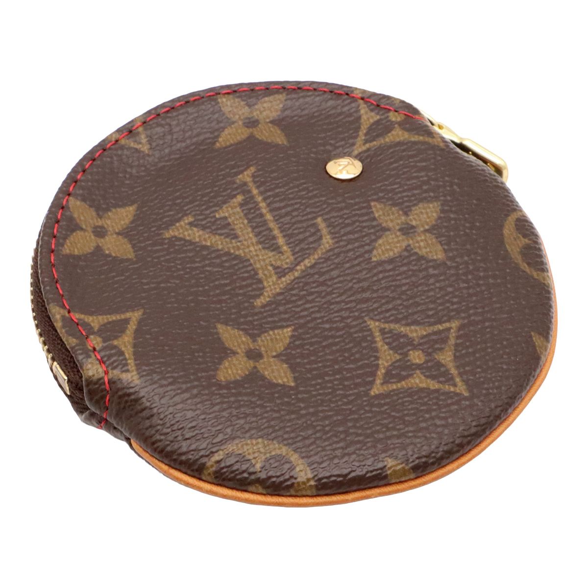 Louis Vuitton Monogram Cherry Porte Monnaie Rond Coin Purse Round Key Ring — view 2