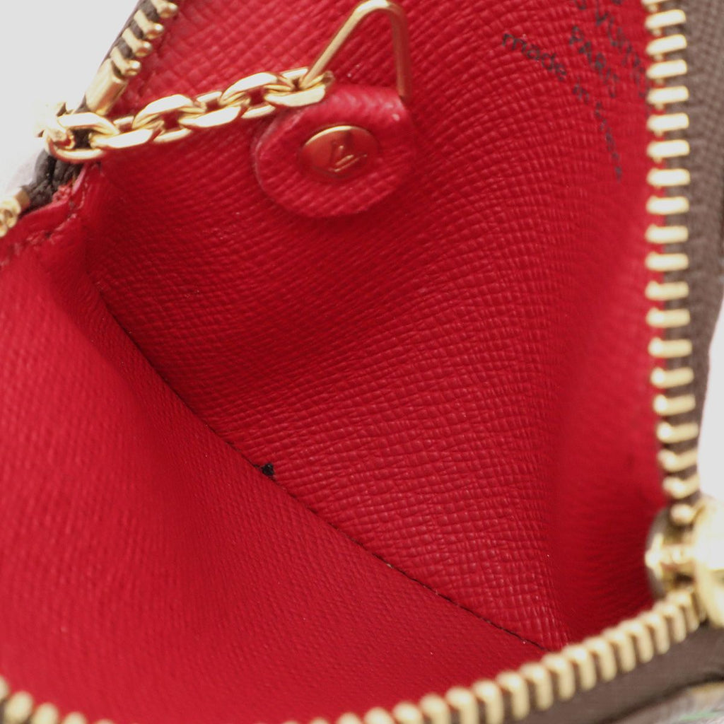 Louis Vuitton Monogram Cherry Porte Monnaie Rond Coin Purse Round Key Ring — view 6