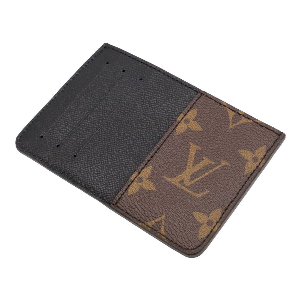 Louis Vuitton Monogram Macassar Card Case Neo Business Fixed Era Holder — view 2
