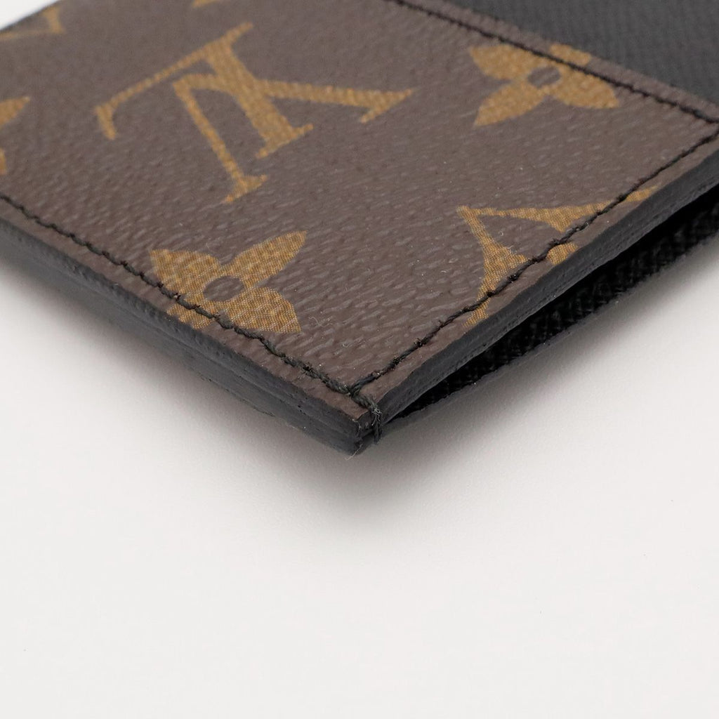 Louis Vuitton Monogram Macassar Card Case Neo Business Fixed Era Holder — view 3