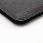 Hermes Dogon Duo GM Wallet Bifold Togo Leather Black Silver Coin — view 3