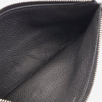 Hermes Dogon Duo GM Wallet Bifold Togo Leather Black Silver Coin — view 7
