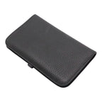 Hermes Dogon Duo GM Wallet Bifold Togo Leather Black Silver Coin — view 2