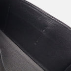 Hermes Dogon Duo GM Wallet Bifold Togo Leather Black Silver Coin — view 6