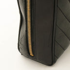 Chanel V-stitch Coco Ball Tote Bag Leather Black Gold — view 5