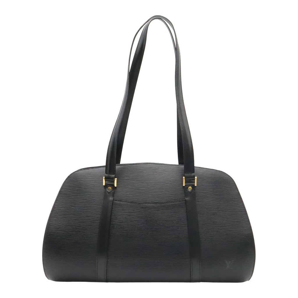 Louis Vuitton Epi Shoulder Bag Noir Black Gold