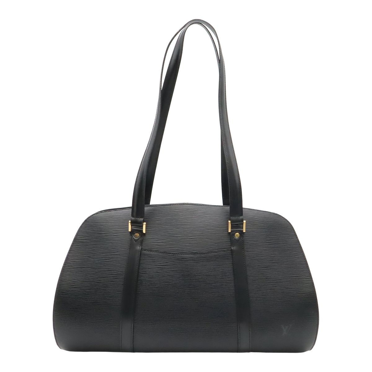 Louis Vuitton Epi Shoulder Bag Noir Black Gold