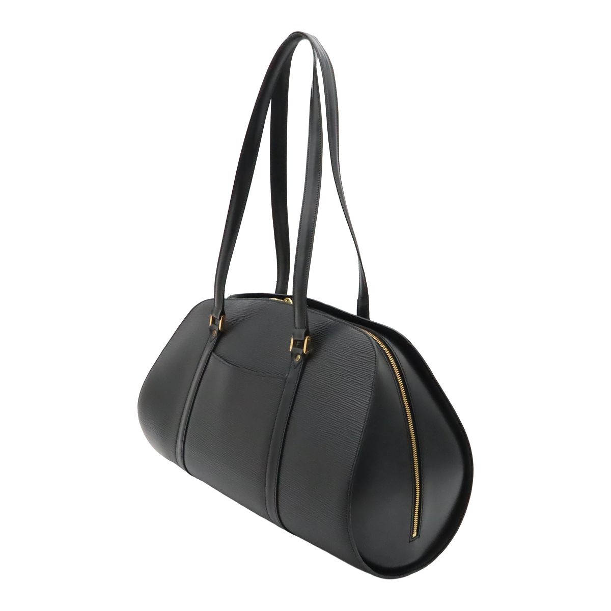 Louis Vuitton Epi Shoulder Bag Noir Black Gold — view 2