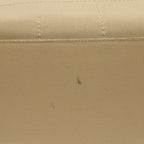 Chanel Choco Bar Wild Stitch CC Logo Mini Boston Bag Canvas Leather Beige Silver — view 4