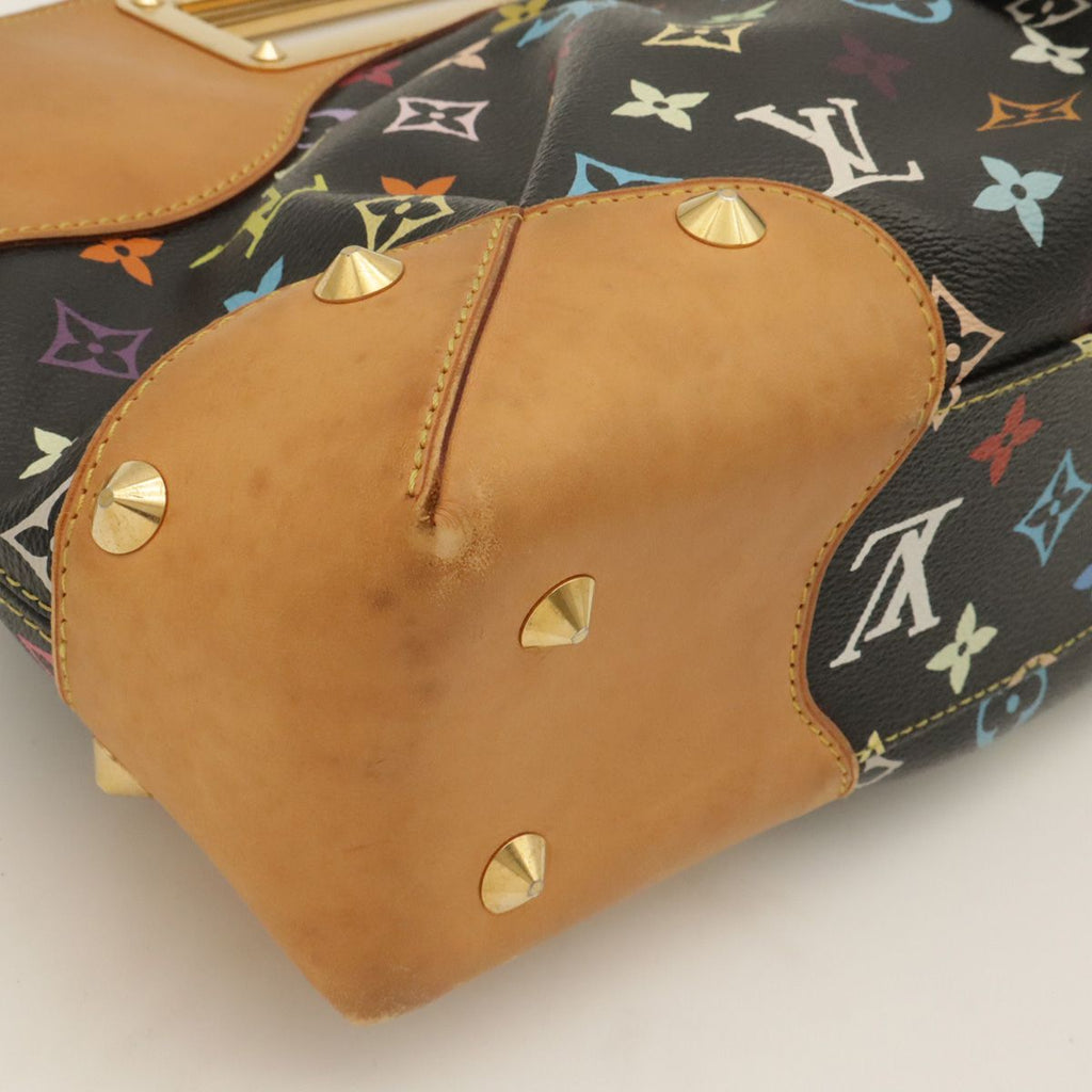 Louis Vuitton Monogram Multicolor Judy MM 2-Way Shoulder Bag Noir Black — view 3