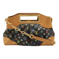 Louis Vuitton Monogram Multicolor Judy MM 2-Way Shoulder Bag Noir Black