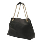 Gucci Soho Interlocking G Logo Chain Shoulder Bag Tote Tassel Charm Leather — view 2