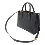 Louis Vuitton Monogram Empreinte On The Go PM 2-Way Shoulder Bag Noir Black — view 2
