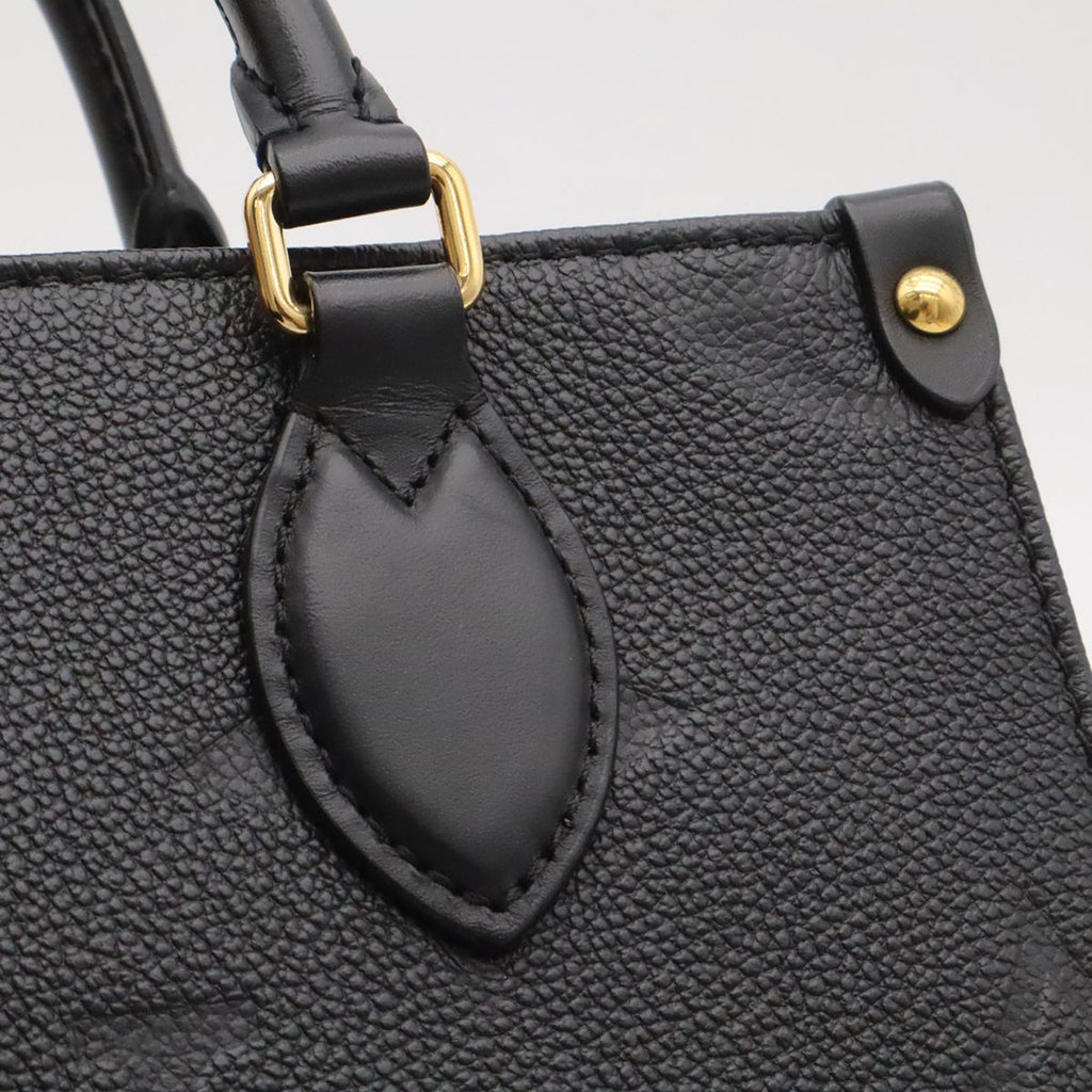 Louis Vuitton Monogram Empreinte On The Go PM 2-Way Shoulder Bag Noir Black — view 8