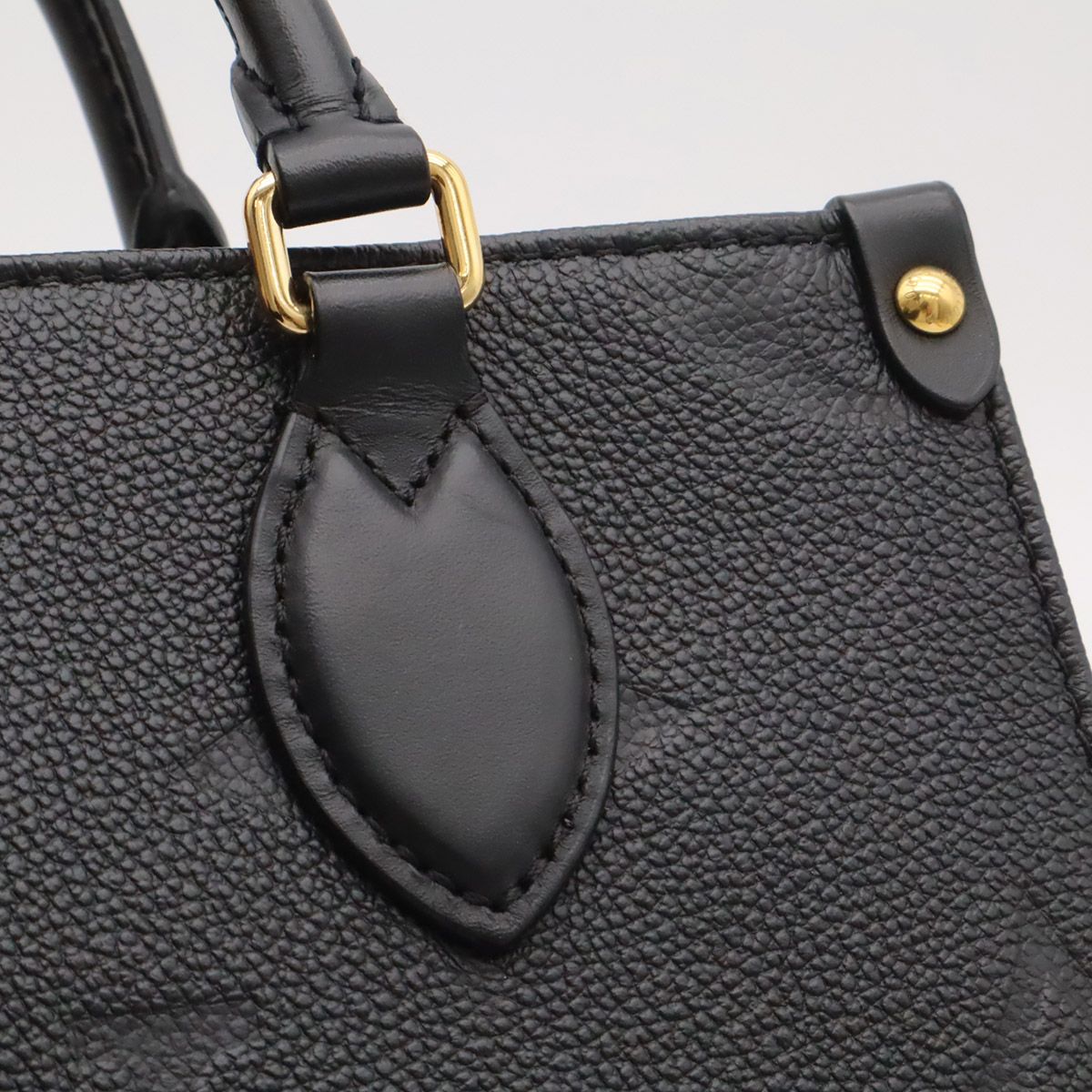 Louis Vuitton Monogram Empreinte On The Go PM 2-Way Shoulder Bag Noir Black — view 8