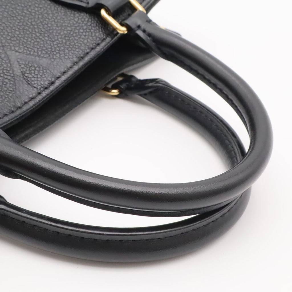Louis Vuitton Monogram Empreinte On The Go PM 2-Way Shoulder Bag Noir Black — view 4