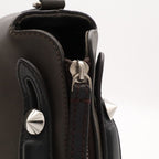 Fendi by the Way Medium 2-Way Shoulder Bag Leather Gray Black Silver — view 6