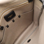 Loewe Repeat Anagram Flap Shoulder Bag Crossbody Leather Black Gold — view 8