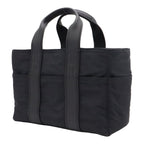 Hermes Acapulco PM Tote Bag Nylon Leather Black Silver — view 2