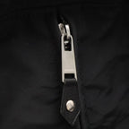 Hermes Acapulco PM Tote Bag Nylon Leather Black Silver — view 5