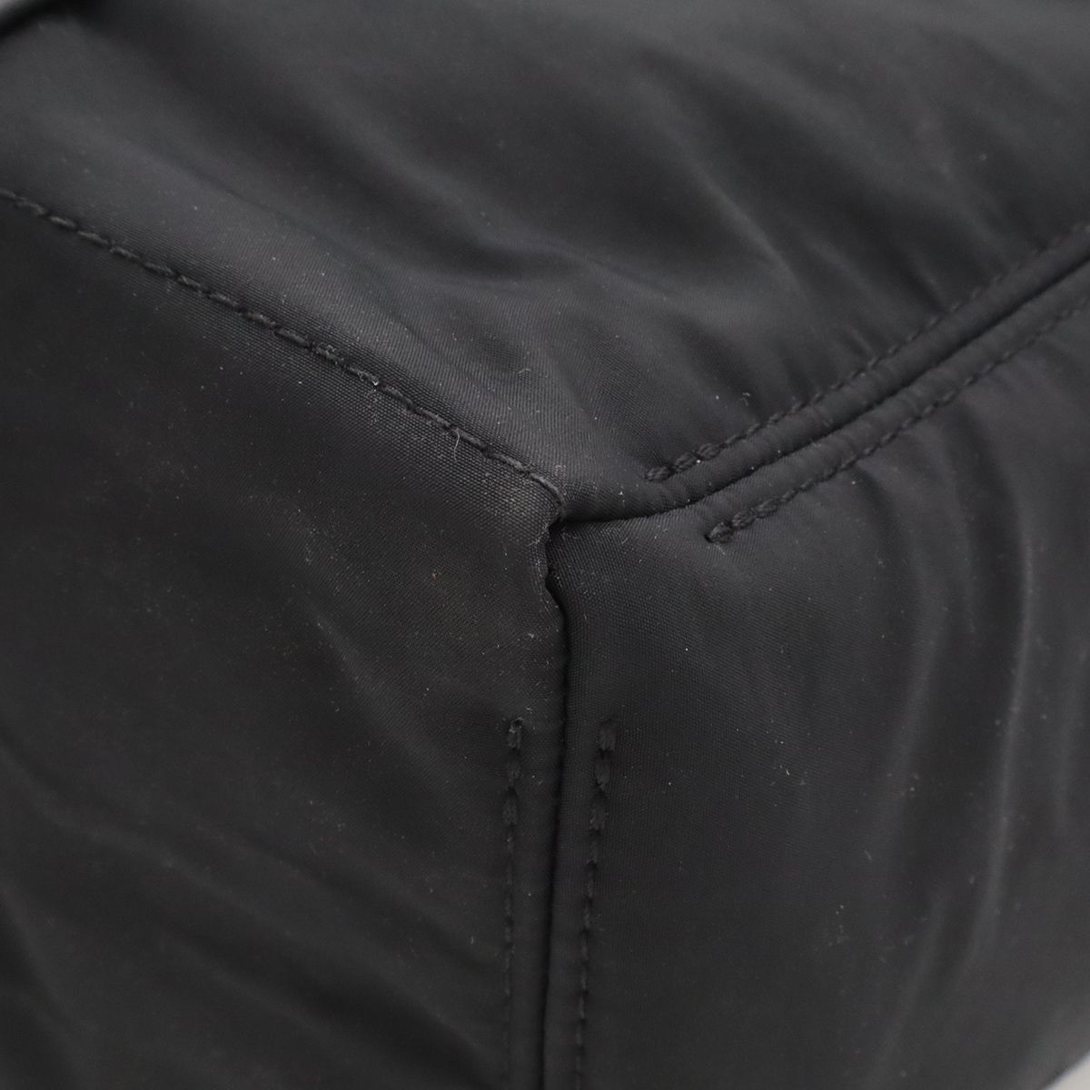 Hermes Acapulco PM Tote Bag Nylon Leather Black Silver — view 3