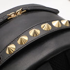 Fendi Bugs Monster Backpack Leather Nylon Black Gold — view 5