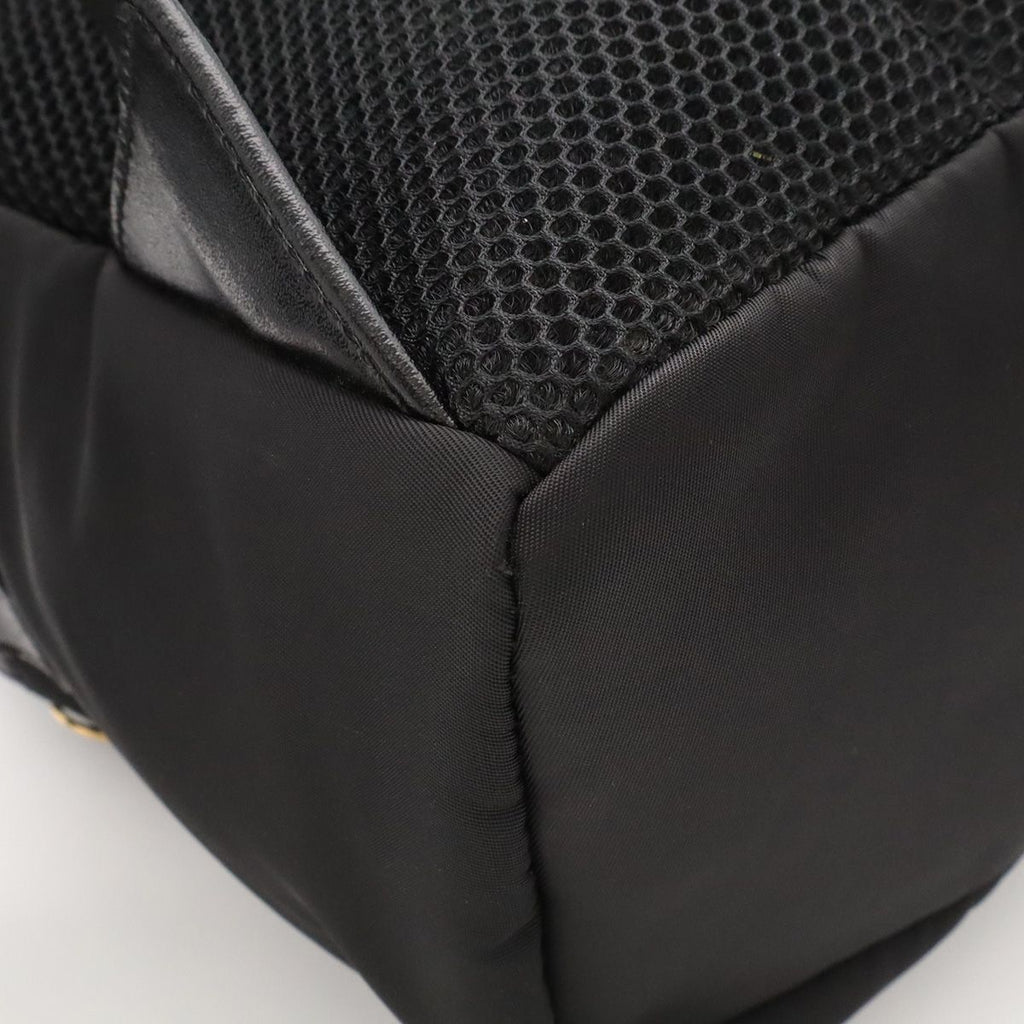 Fendi Bugs Monster Backpack Leather Nylon Black Gold — view 3