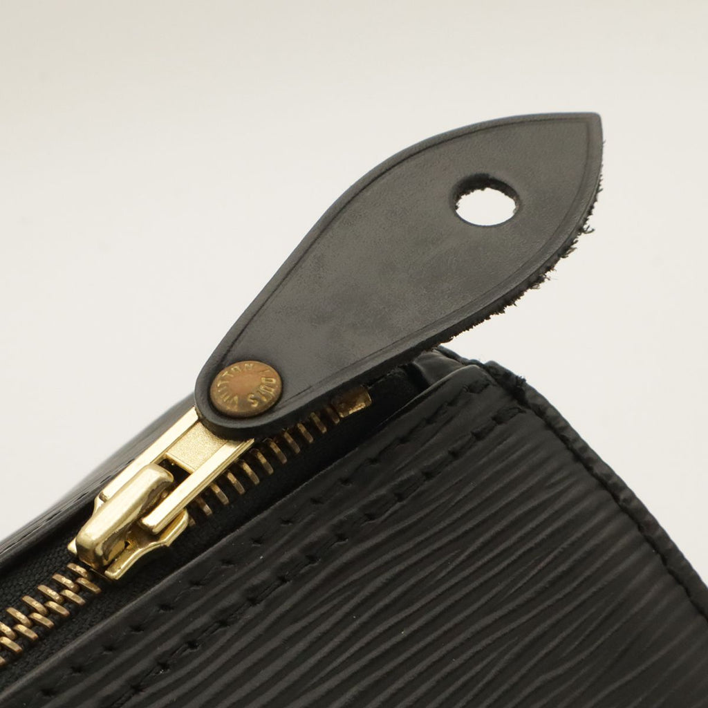 Louis Vuitton Epi Speedy 25 Mini Boston Bag Leather Noir Black Gold — view 6