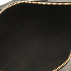 Louis Vuitton Epi Speedy 25 Mini Boston Bag Leather Noir Black Gold — view 7