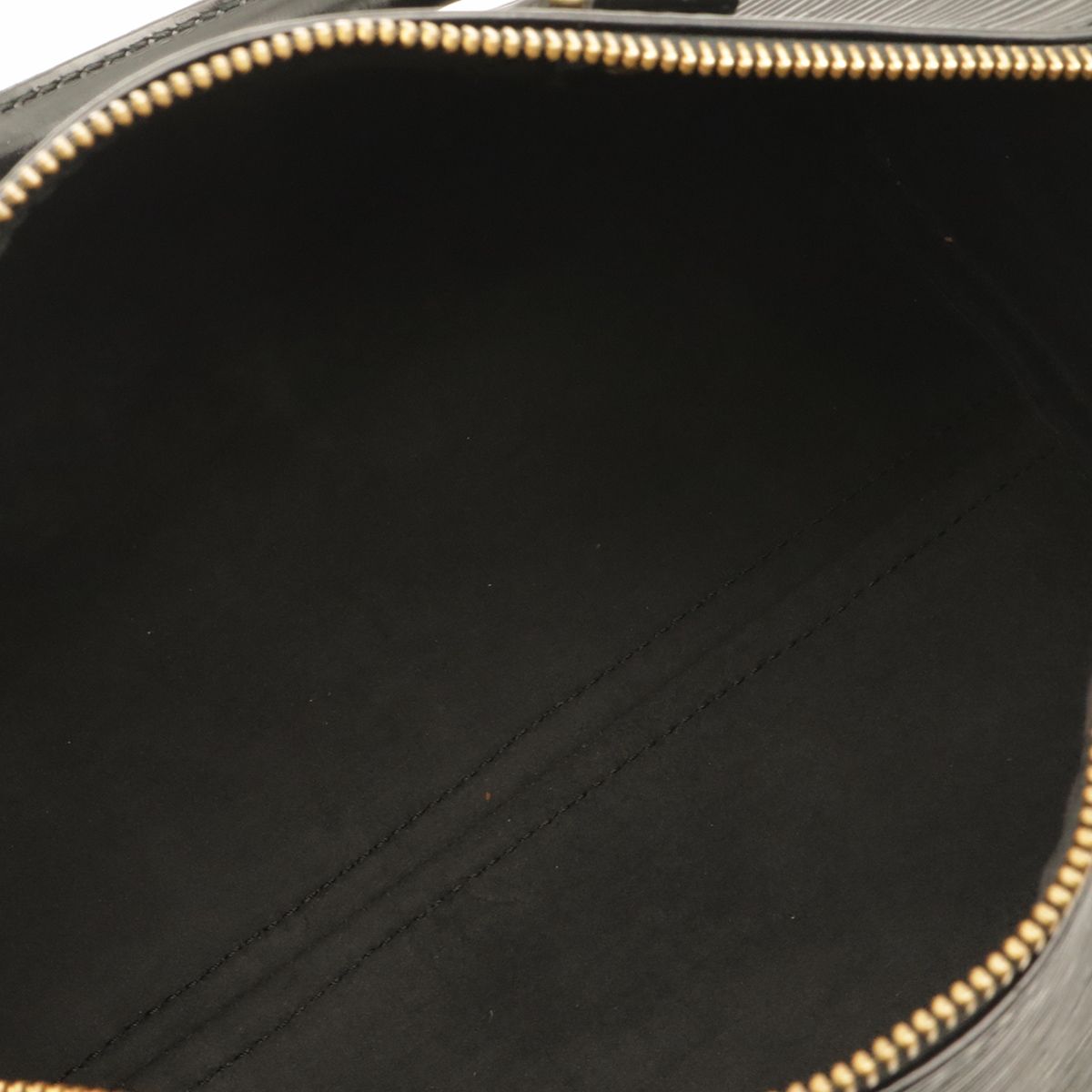 Louis Vuitton Epi Speedy 25 Mini Boston Bag Leather Noir Black Gold — view 7