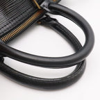 Louis Vuitton Epi Speedy 25 Mini Boston Bag Leather Noir Black Gold — view 5