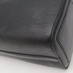 Louis Vuitton Epi Speedy 25 Mini Boston Bag Leather Noir Black Gold — view 3
