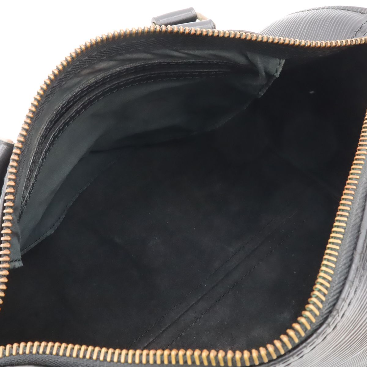 Louis Vuitton Epi Speedy 25 Mini Boston Bag Leather Noir Black Gold — view 4
