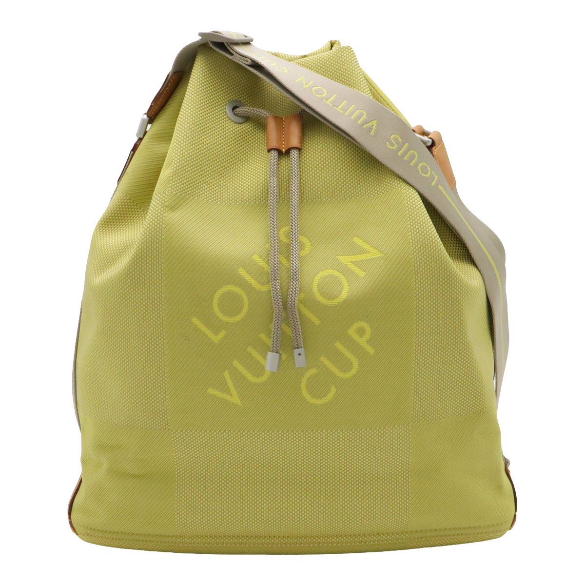 Louis Vuitton Damier Geant Volunteer LV Cup Limited Drawstring Shoulder Bag