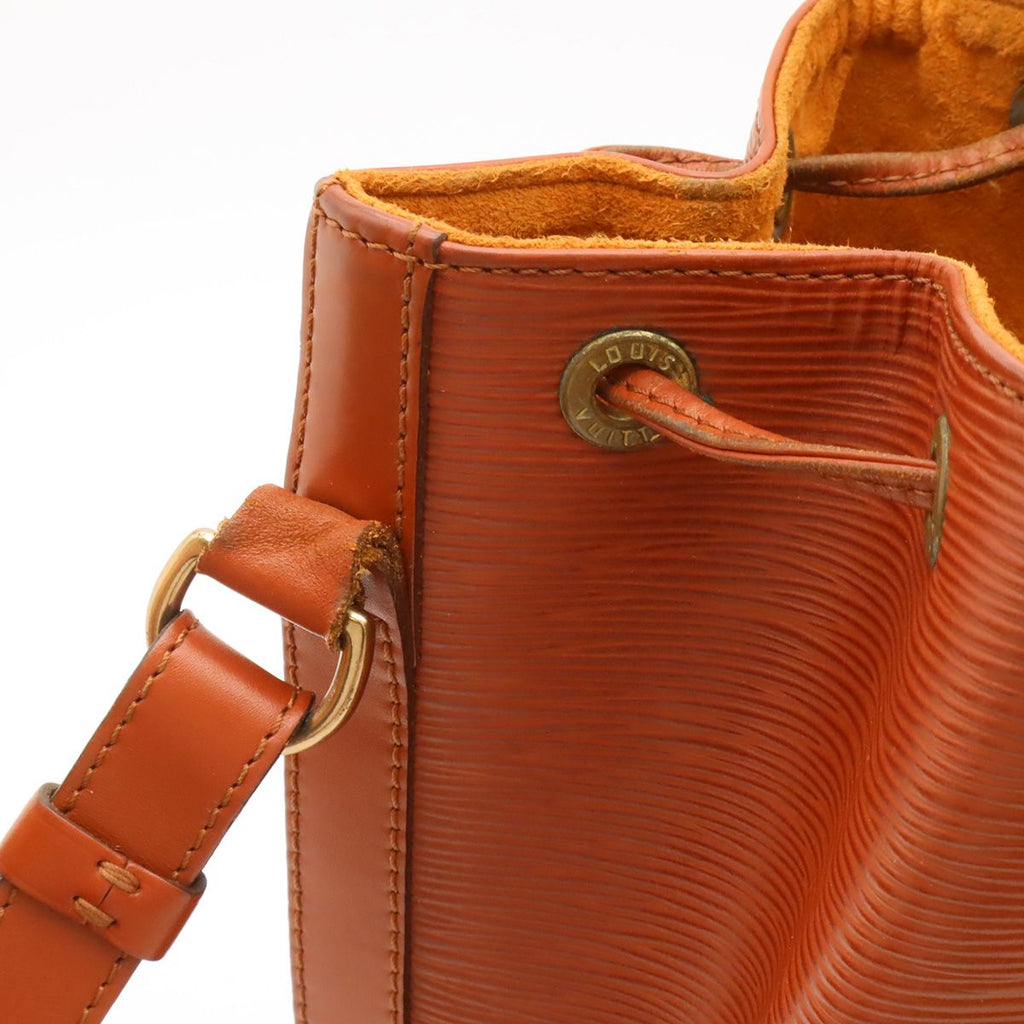 Louis Vuitton Epi Petit Noe Drawstring Shoulder Bag Kenya Brown — view 6