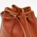 Louis Vuitton Epi Petit Noe Drawstring Shoulder Bag Kenya Brown — view 4