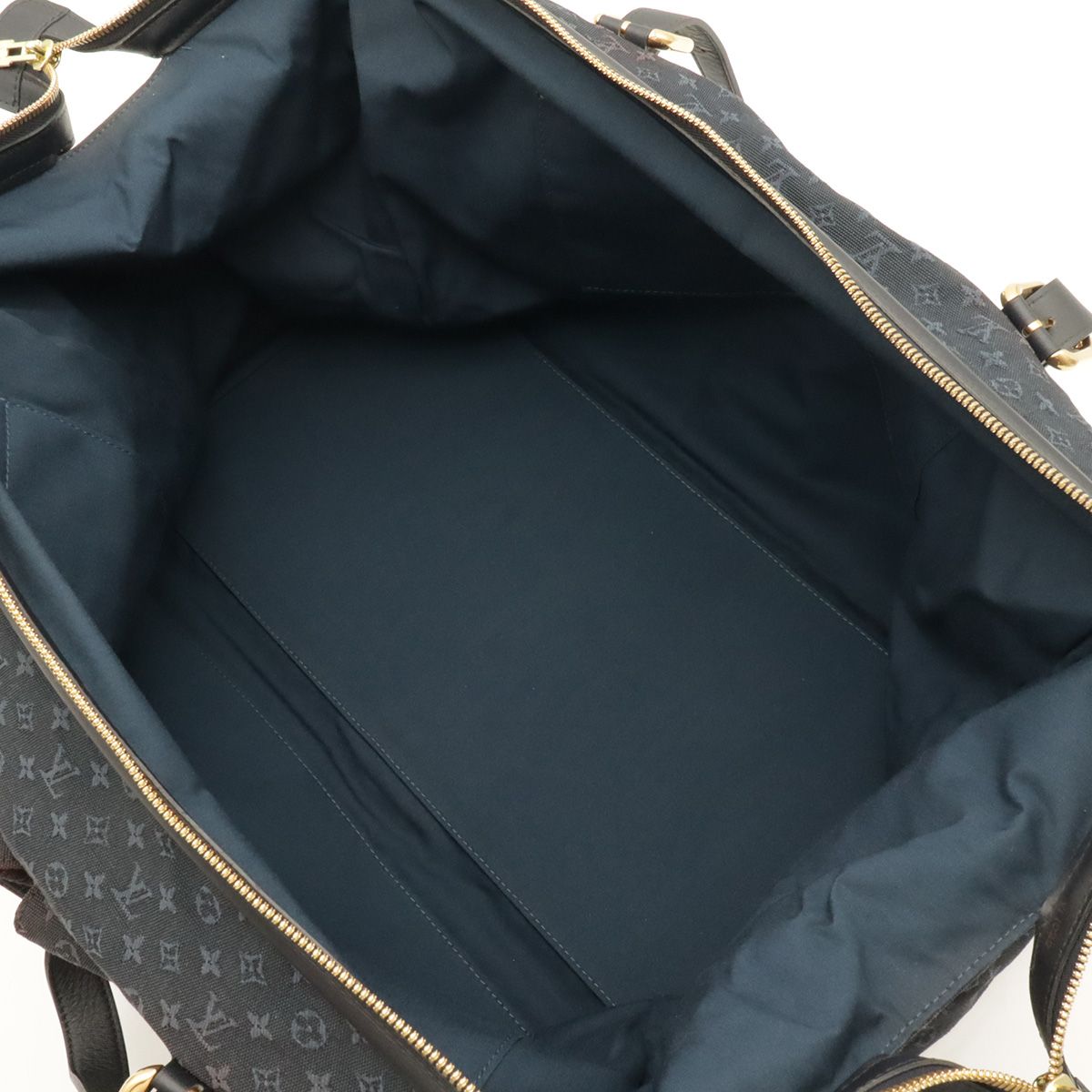 Louis Vuitton Monogram Mini Louise Boston Bag Canvas Blue — view 7