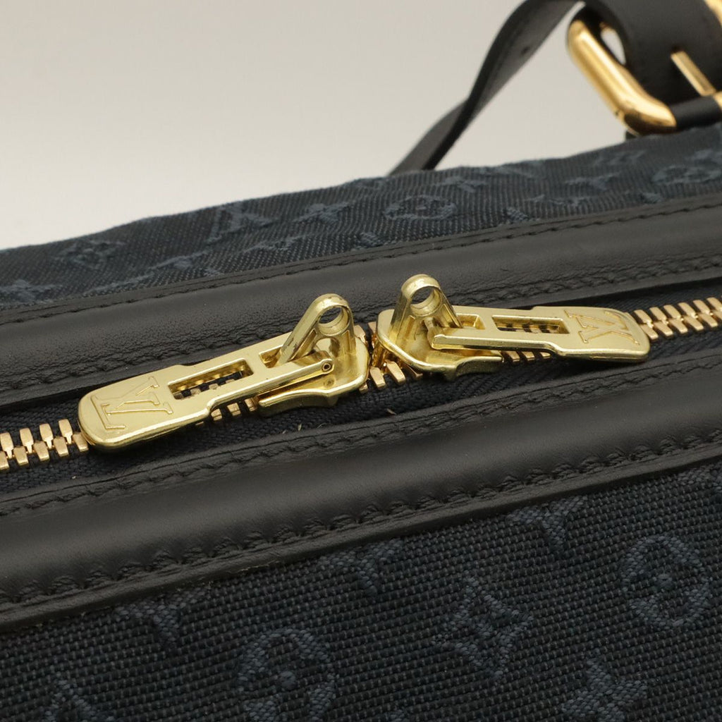 Louis Vuitton Monogram Mini Louise Boston Bag Canvas Blue — view 6